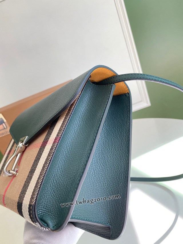 Burberry專門店新款格紋斜背包 巴寶莉女士斜挎肩背包 yxb1128